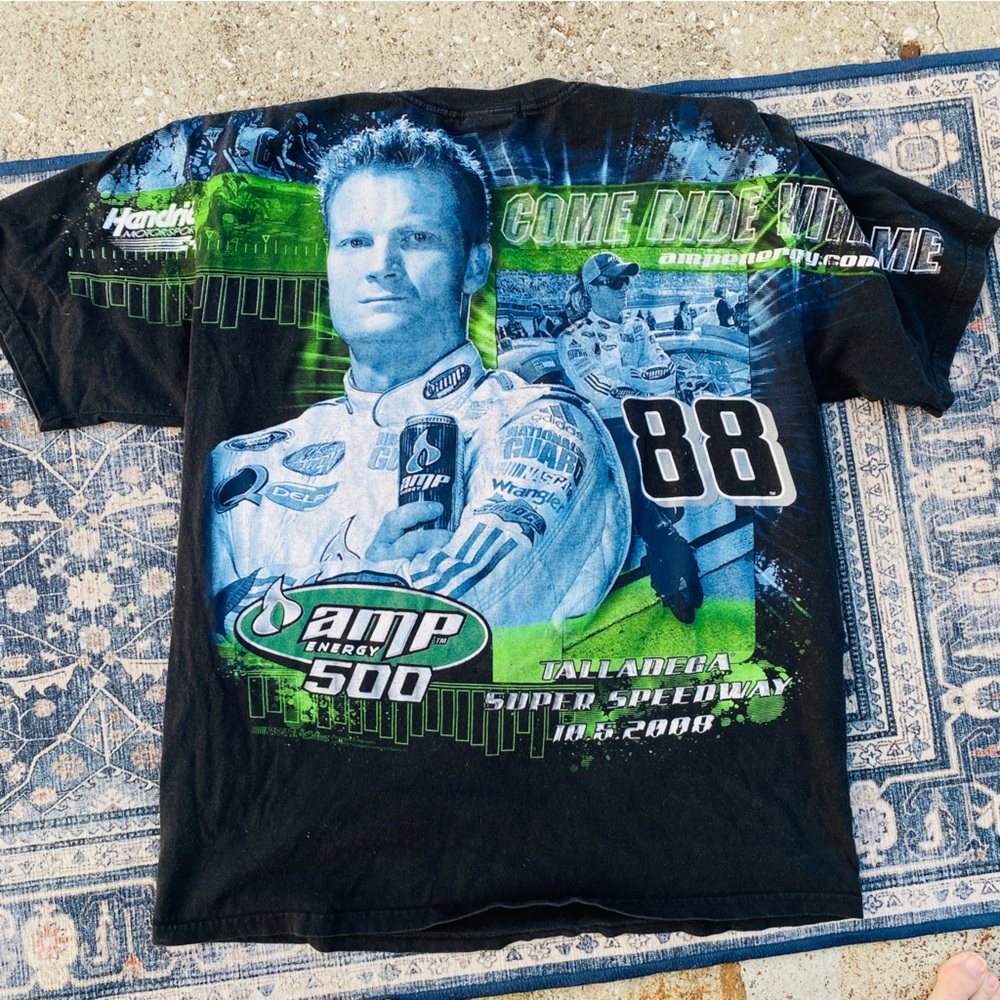 NASCAR vintage chase authentics DALE EARNHARDT JR AMP energy 2008 t-shir… - Picture 2 of 8